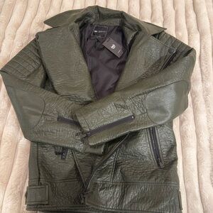 Southern Gents Olive Green Leather Jacket